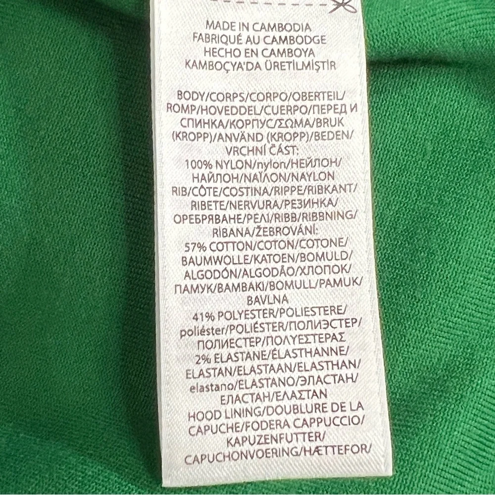 Polo Ralph Lauren Men‎ Size 2XB Brushed Face Nylon Spellout Fleece Hoodie Swe…